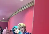 팬서비스하는 세일러문 배우들