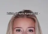 영국식 화장 지우고 한국식 화장한 영국녀