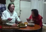 칼국수 맛 칭찬하니 좋아하시는 아주머니
