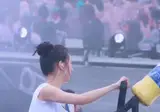 얇은 바지에 라인이 보이는 케플러 최유진