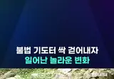 ‘70년간 이용된 불법 기도터’ 싹 걷어내자 일어난 놀라운 변화