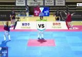 여자 택견 경기 입장 퍼포먼스